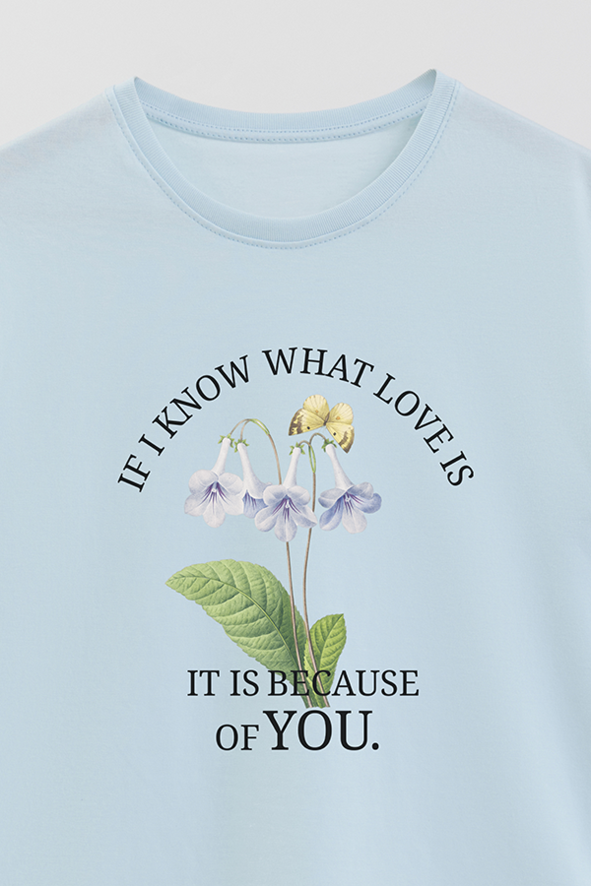 REMERA BASICA ESTAMPADA FLO3 WHAT LOVE IS