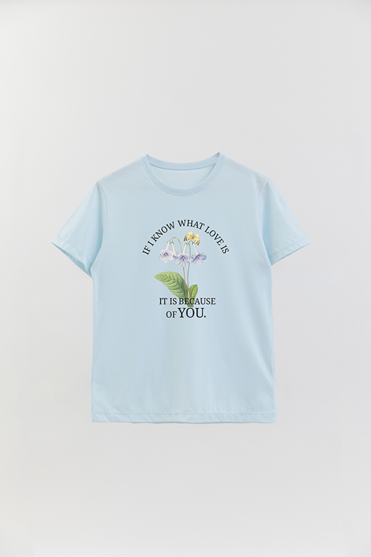 REMERA BASICA ESTAMPADA FLO3 WHAT LOVE IS