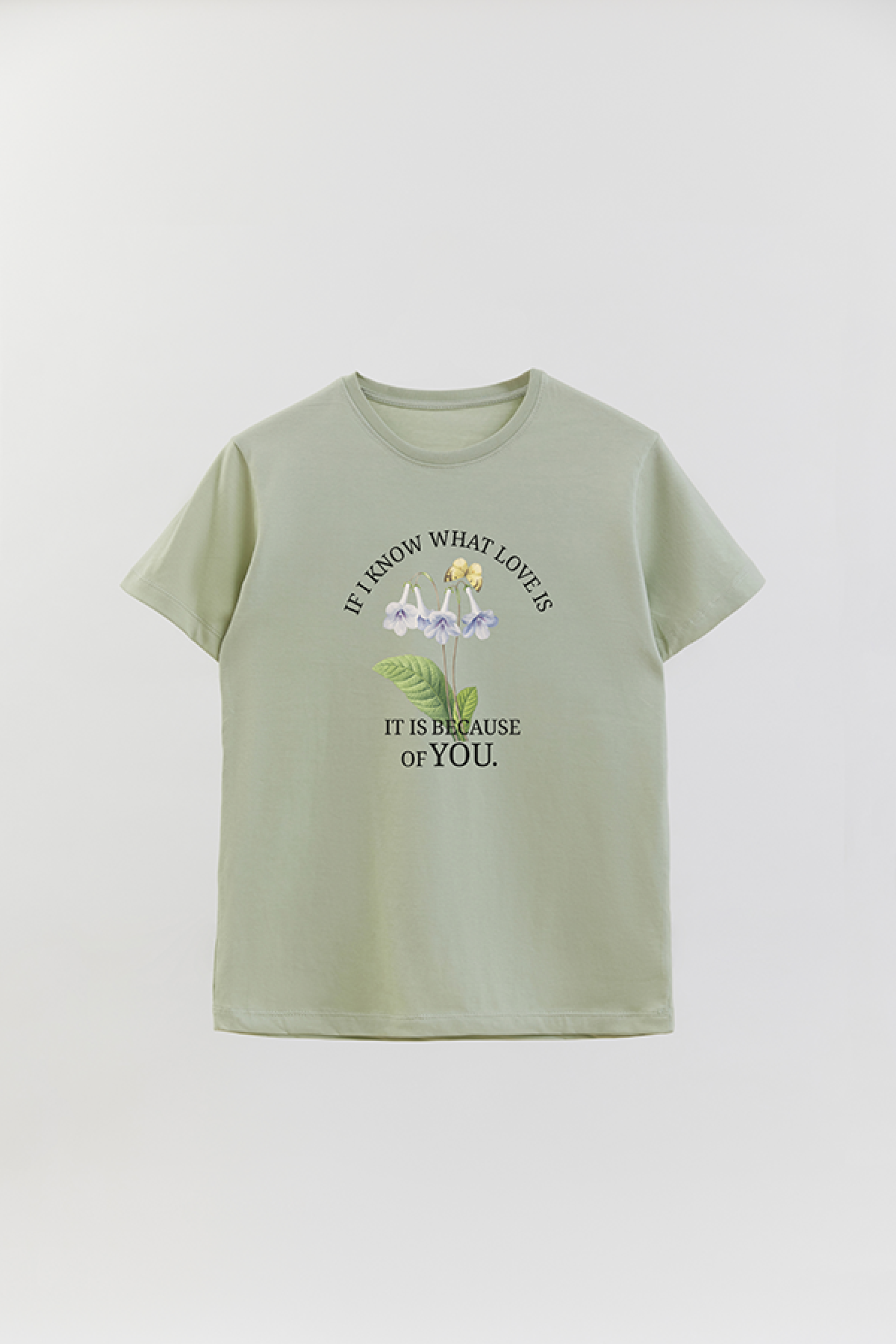 REMERA BASICA ESTAMPADA FLO3 WHAT LOVE IS