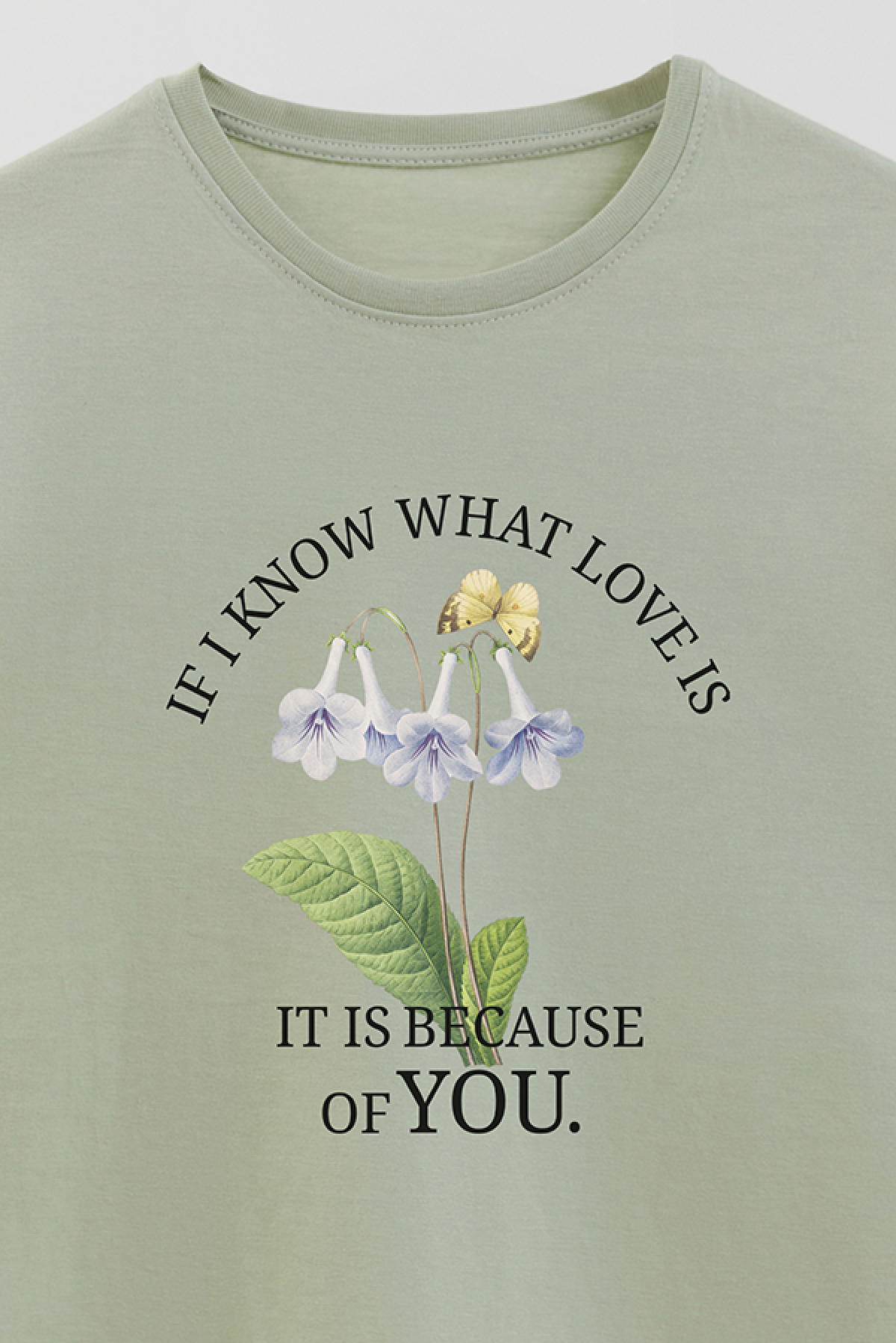 REMERA BASICA ESTAMPADA FLO3 WHAT LOVE IS