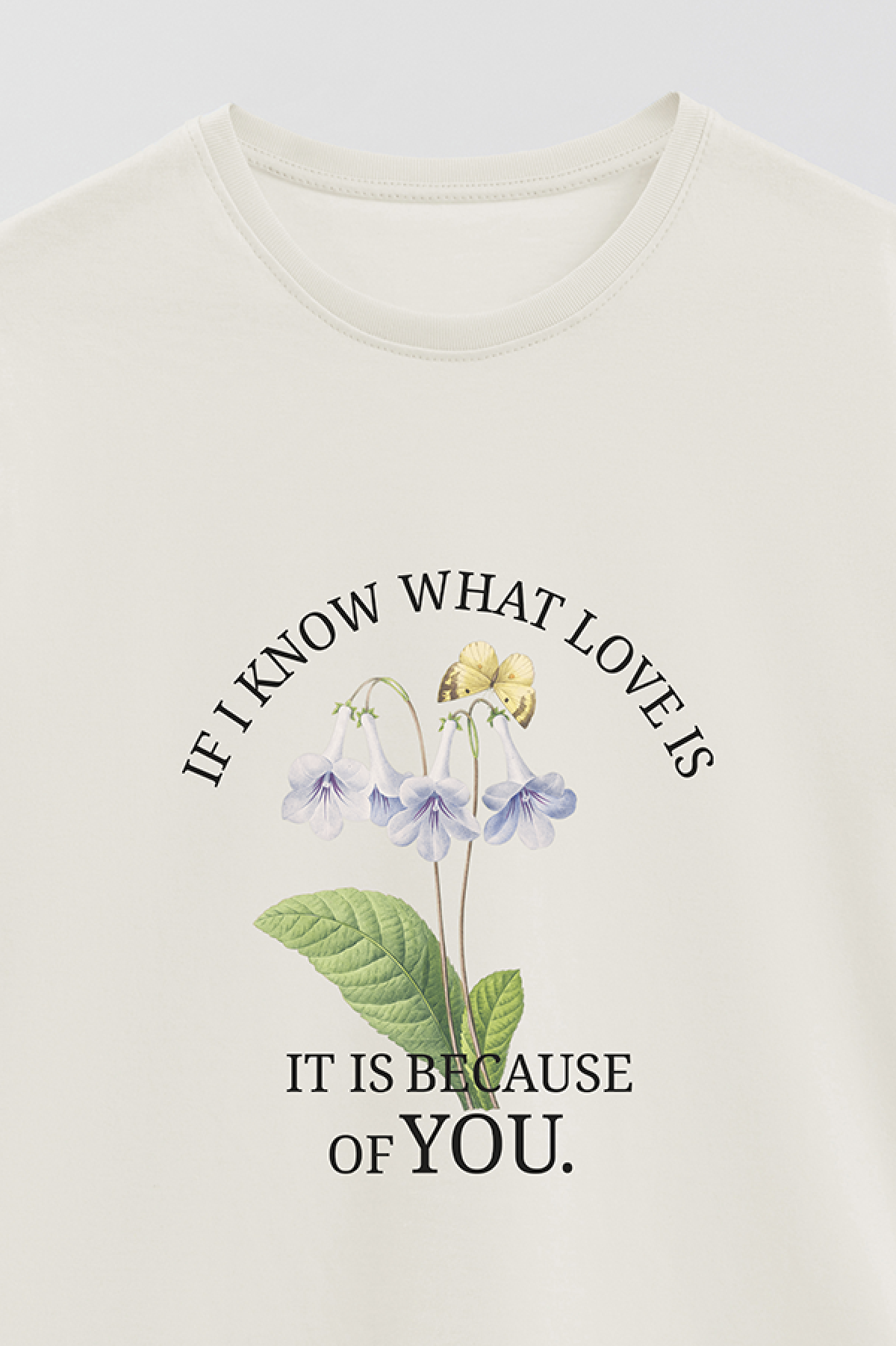 REMERA BASICA ESTAMPADA FLO3 WHAT LOVE IS