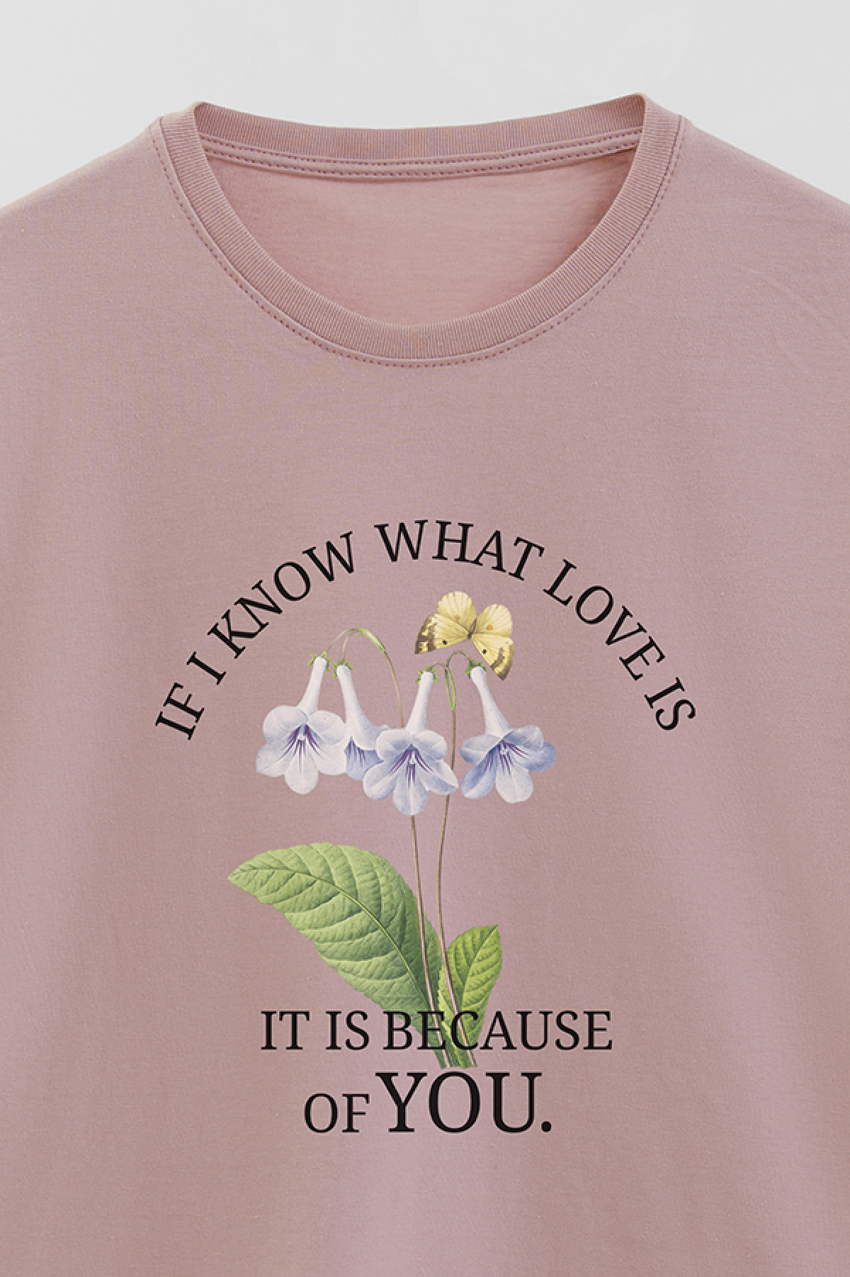 REMERA BASICA ESTAMPADA FLO3 WHAT LOVE IS
