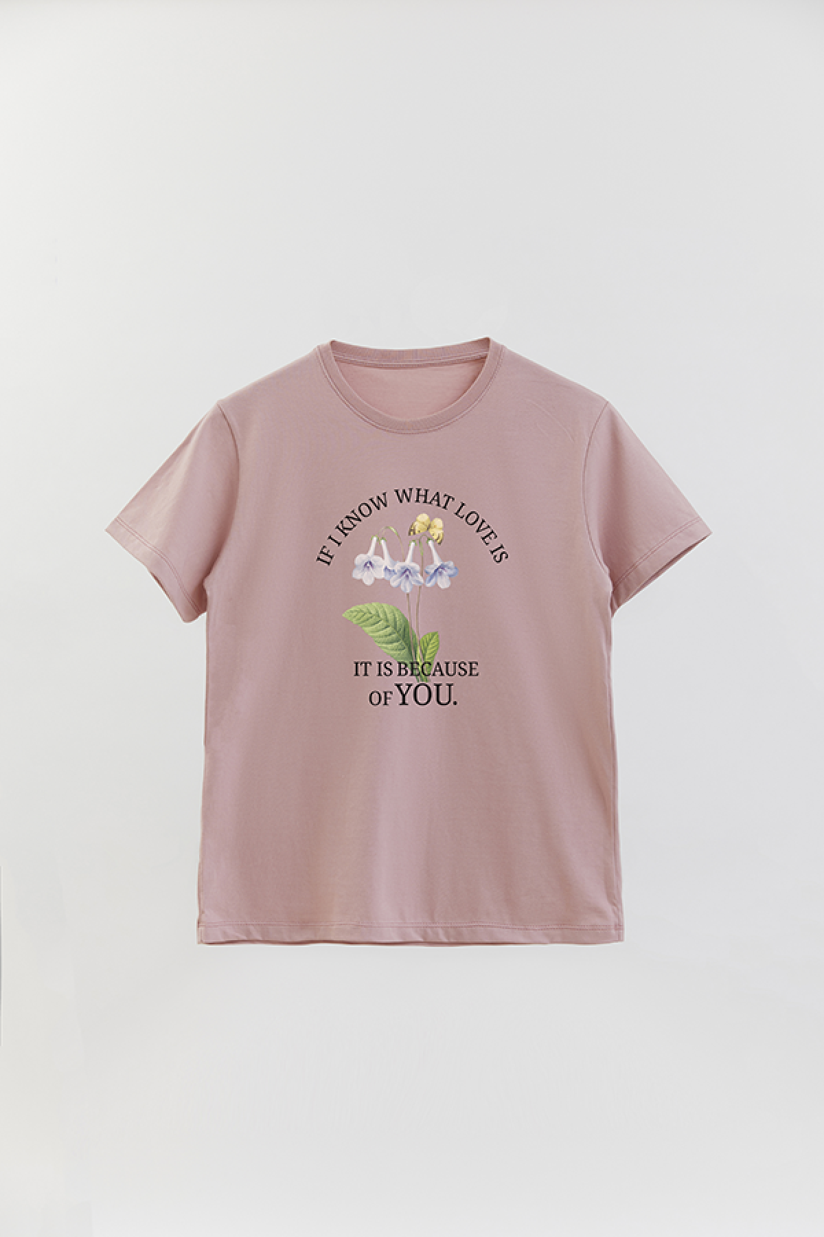 REMERA BASICA ESTAMPADA FLO3 WHAT LOVE IS