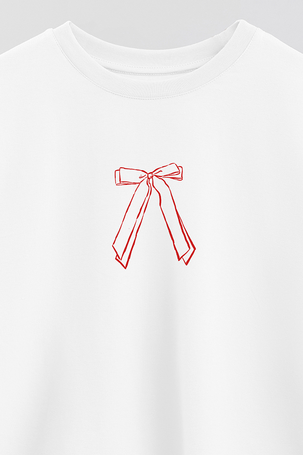 REMERA CROP ESTAMPADA VALENTINE BOW 3