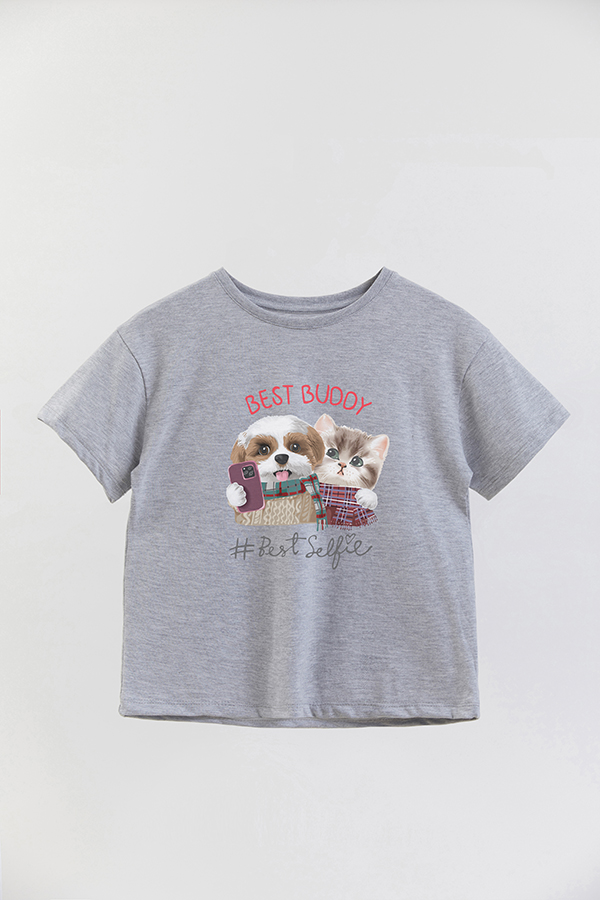 REMERA GIRL OVER DOGGY DREAMS SWEET BUDDY