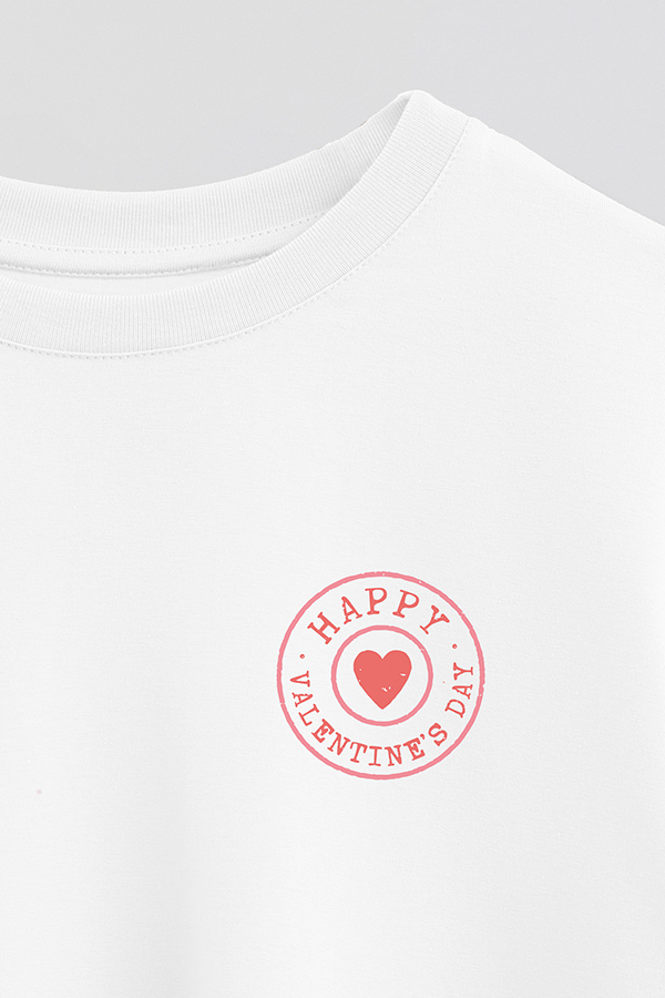 REMERA CROP ESTAMPADA VALENTINE STAMP 9