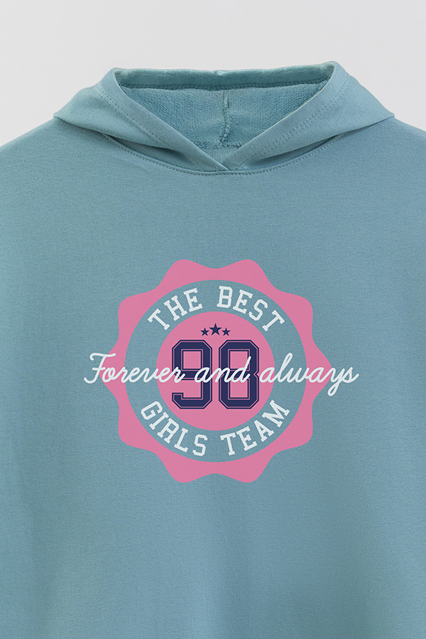 HOODIE RUSTICO GIRL URBAN FOREVER AND ALWAYS