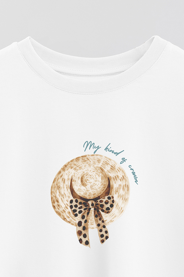 REMERA CROP ESTAMPADA COASTAL MY KIND OF CROWN