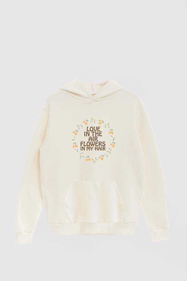 HOODIE ESTAMPADO RTR LOVE IN THE AIR