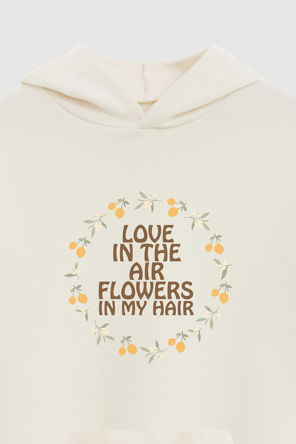 HOODIE ESTAMPADO RTR LOVE IN THE AIR