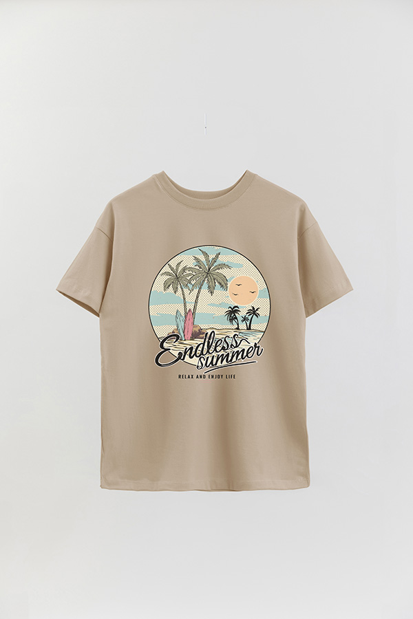 REMERA OVER ESTAMPADA ENDLESS SUMMER