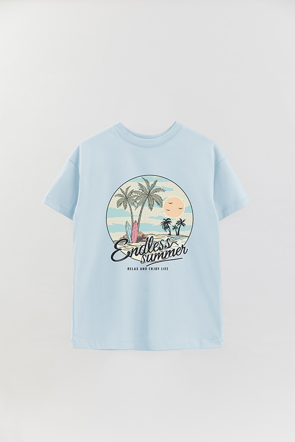 REMERA OVER ESTAMPADA ENDLESS SUMMER