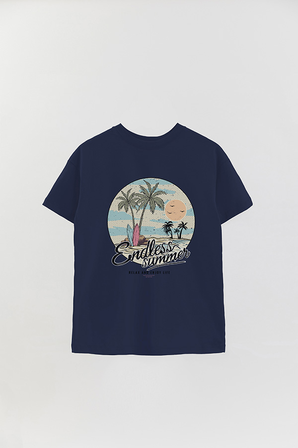 REMERA OVER ESTAMPADA ENDLESS SUMMER