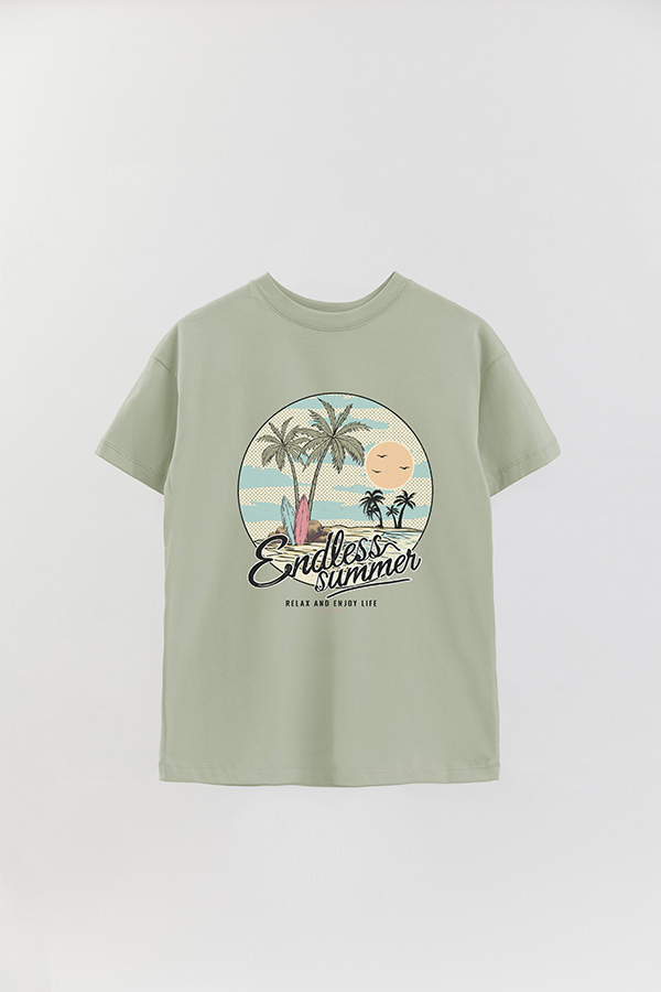 REMERA OVER ESTAMPADA ENDLESS SUMMER