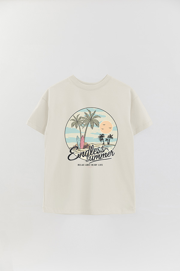 REMERA OVER ESTAMPADA ENDLESS SUMMER