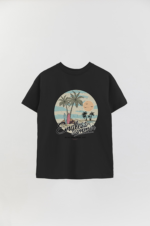 REMERA OVER ESTAMPADA ENDLESS SUMMER