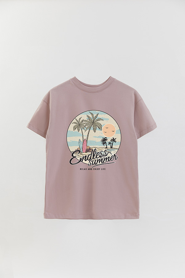 REMERA OVER ESTAMPADA ENDLESS SUMMER