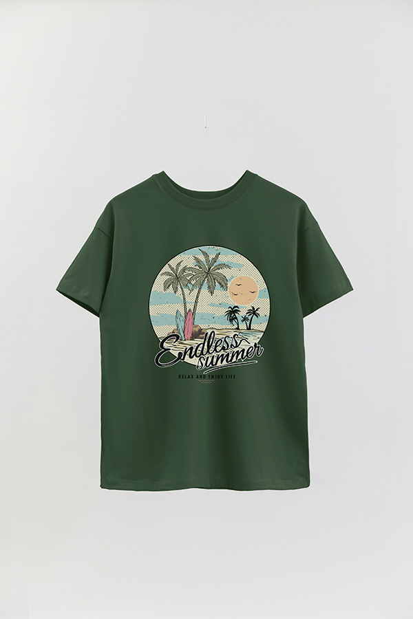 REMERA OVER ESTAMPADA ENDLESS SUMMER