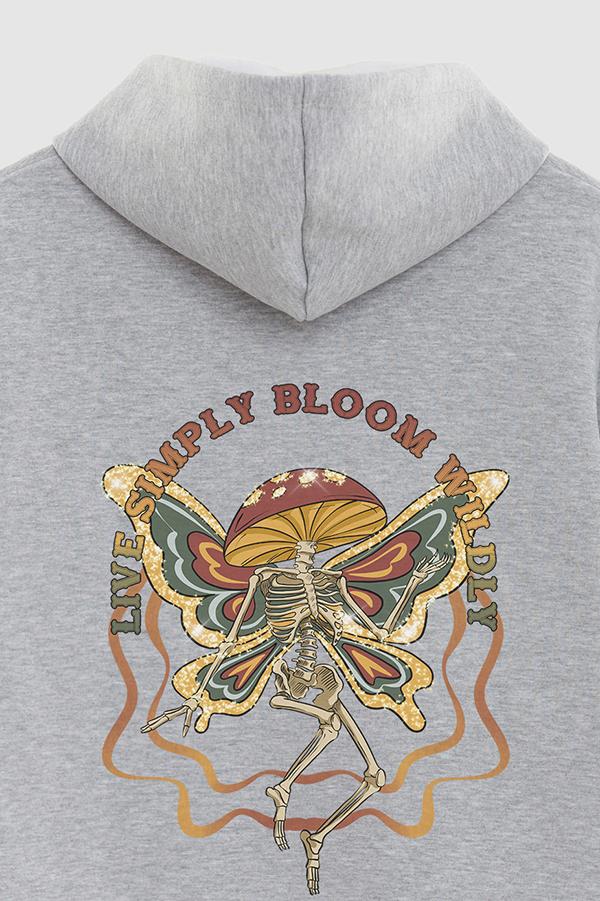 HOODIE ESTAMPADO CLSTL LIVE SIMPLY BLOOM WILDY