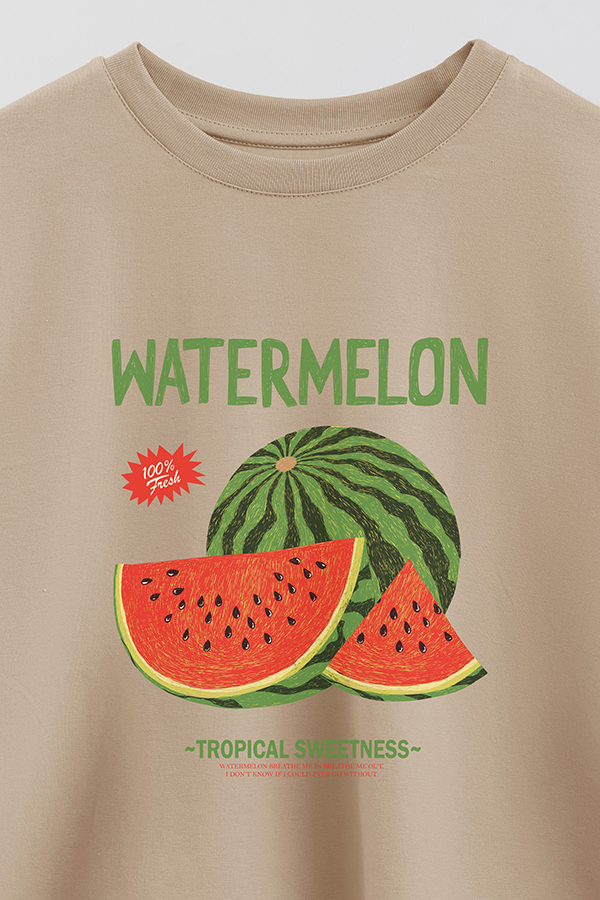 REMERA CROP ESTAMPADA FRSP WATERMELON 2