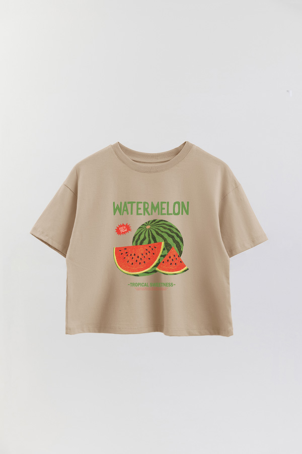 REMERA CROP ESTAMPADA FRSP WATERMELON 2