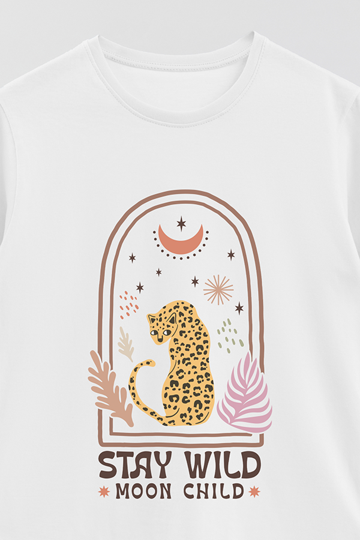 REMERA BASICA ESTAMPADA BO2 STAY WILD