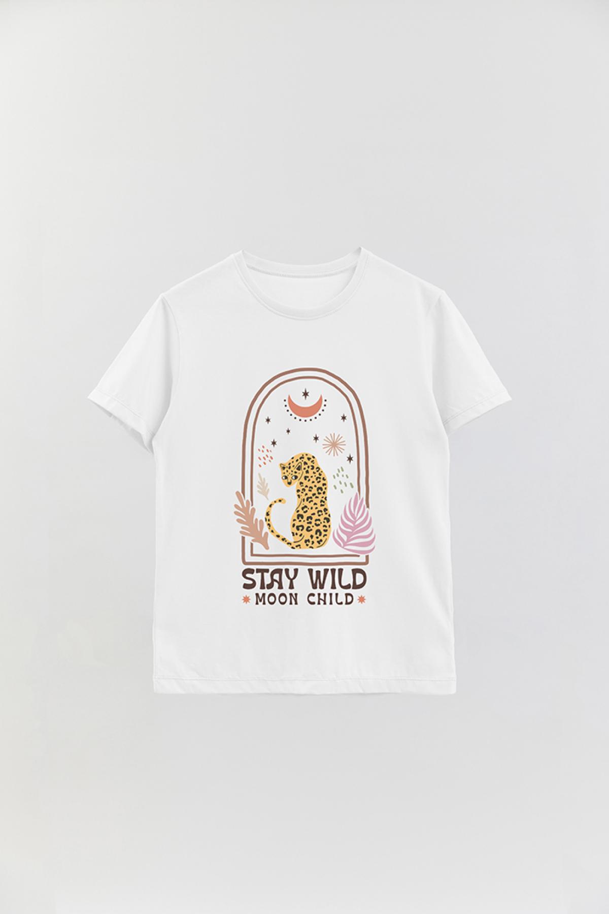 REMERA BASICA ESTAMPADA BO2 STAY WILD