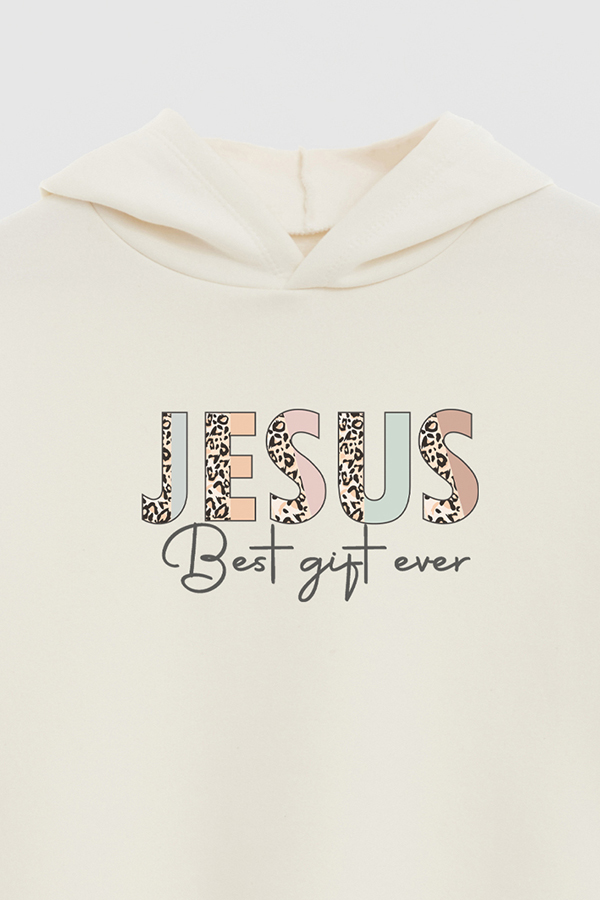 HOODIE ESTAMPADO CRISTIANO JESUS BEST GIFT EVER