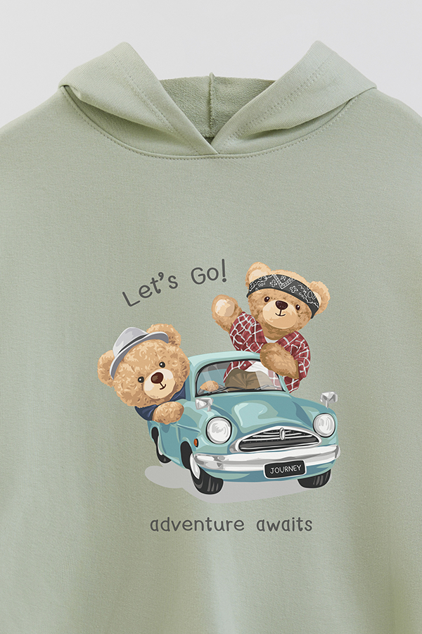 HOODIE RUSTICO KIDS TEDDY ADVENTURE