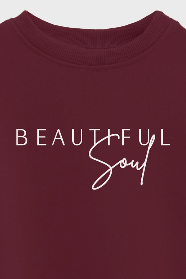 BUZO CROP ESTAMPADO MNM BEAUTIFUL SOUL