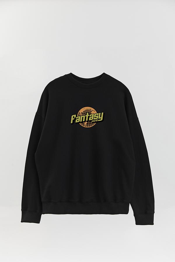 BUZO CREWNECK ESTAMPADO STREET MOOD FANTASY WORLD W