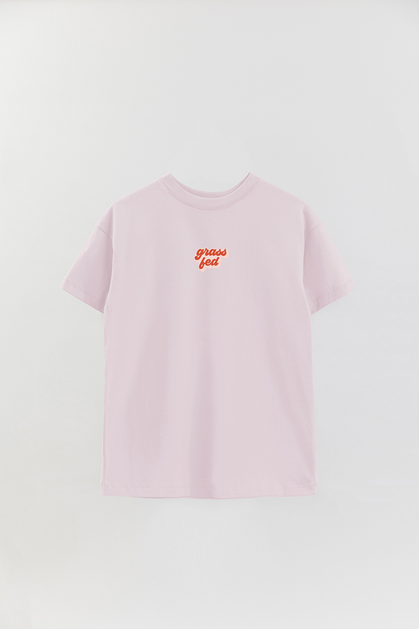 REMERA OVER ESTAMPADA VEGAN GRASS FED