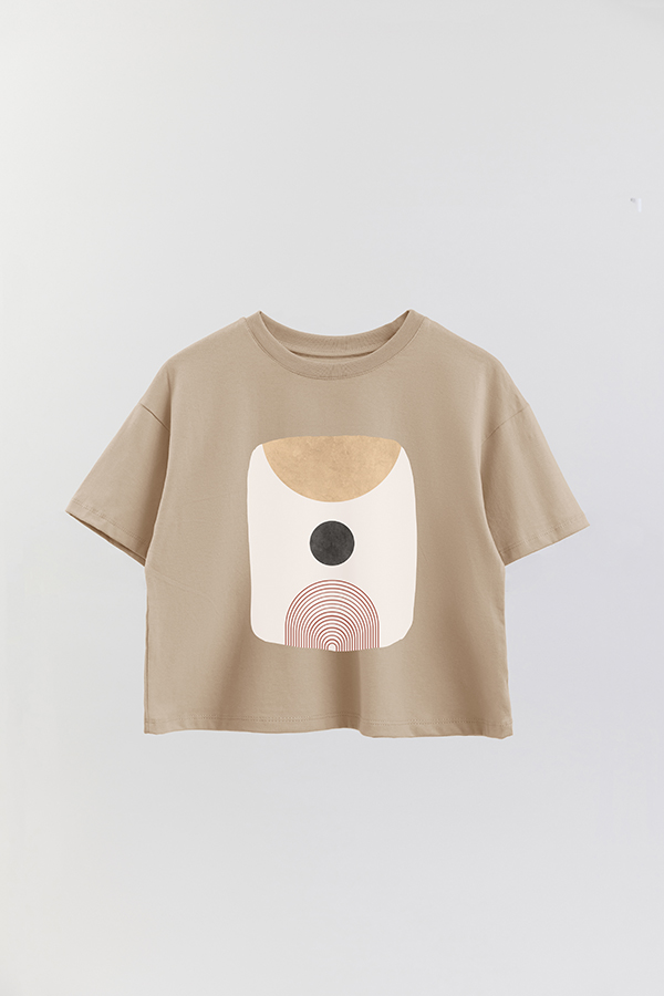 REMERA CROP ESTAMPADA ART 138