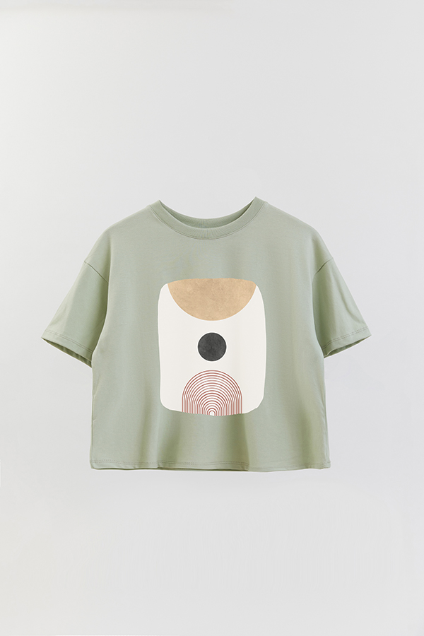 REMERA CROP ESTAMPADA ART 138