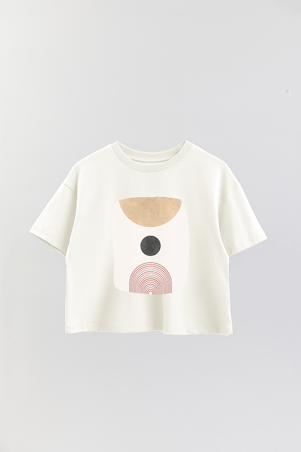 REMERA CROP ESTAMPADA ART 138