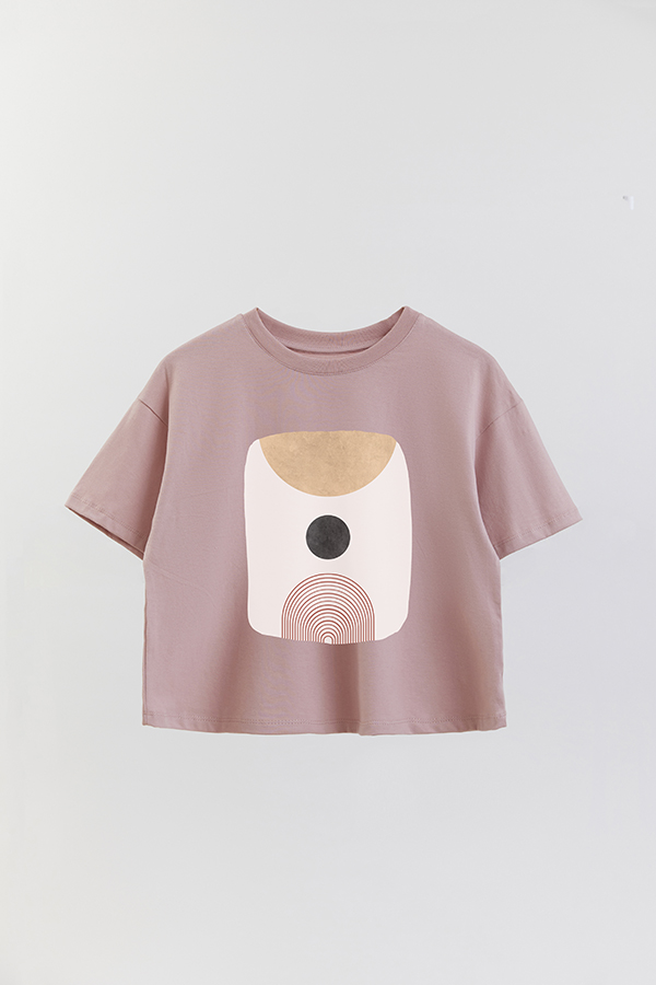 REMERA CROP ESTAMPADA ART 138