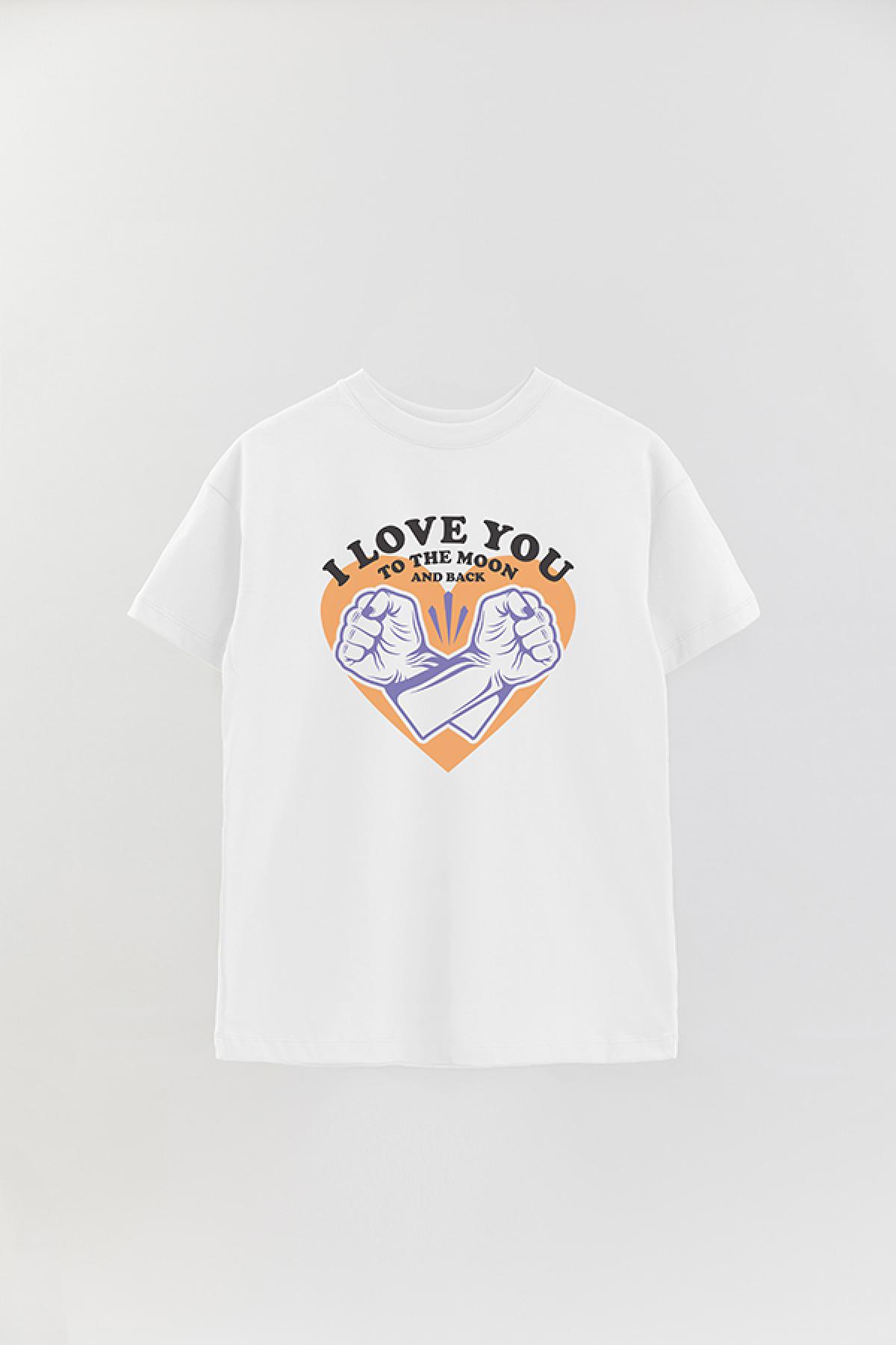 REMERA OVER ESTAMPADA GR WRISTS TO THE MOON AND BACK
