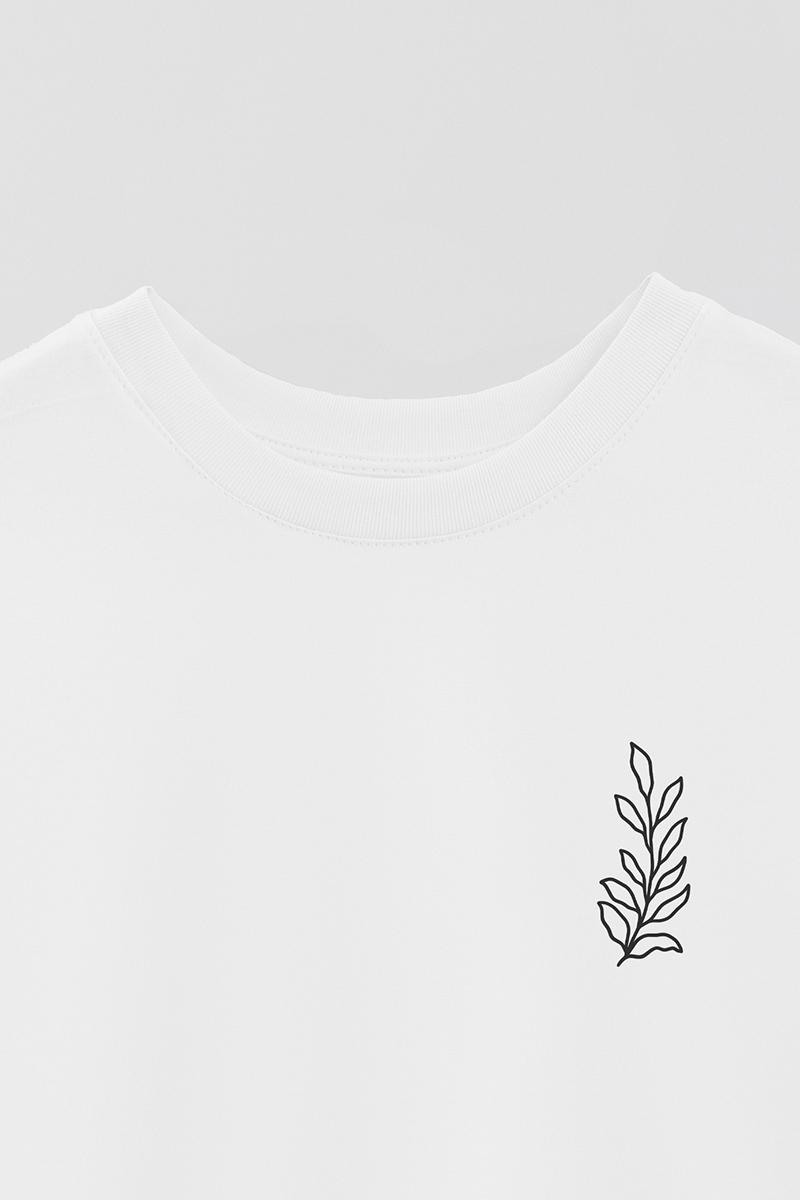 REMERA OVER ESTAMPADA UNISEX BOTANIC