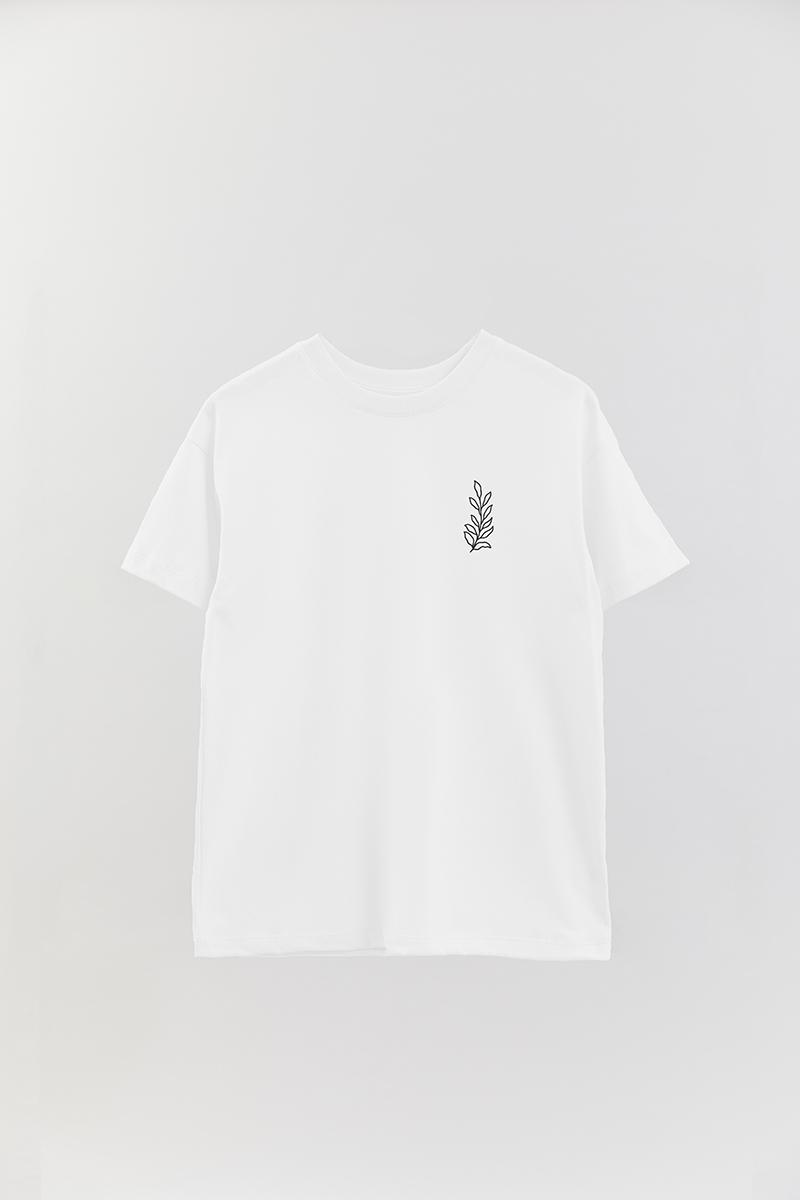 REMERA OVER ESTAMPADA UNISEX BOTANIC