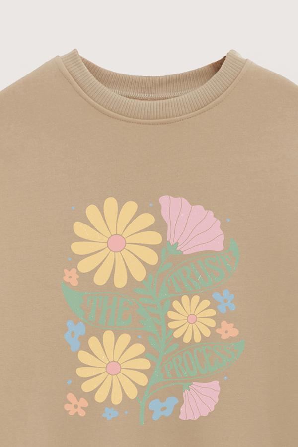 BUZO CREWNECK ESTAMPADO BOHO THE TRUST PROCESS