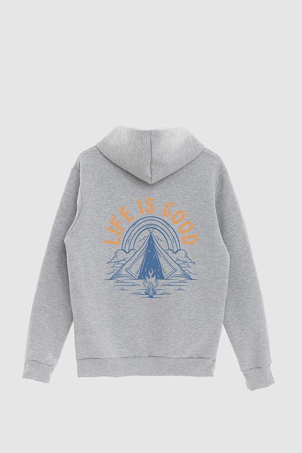 HOODIE ESTAMPADO LIFE IS GOOD