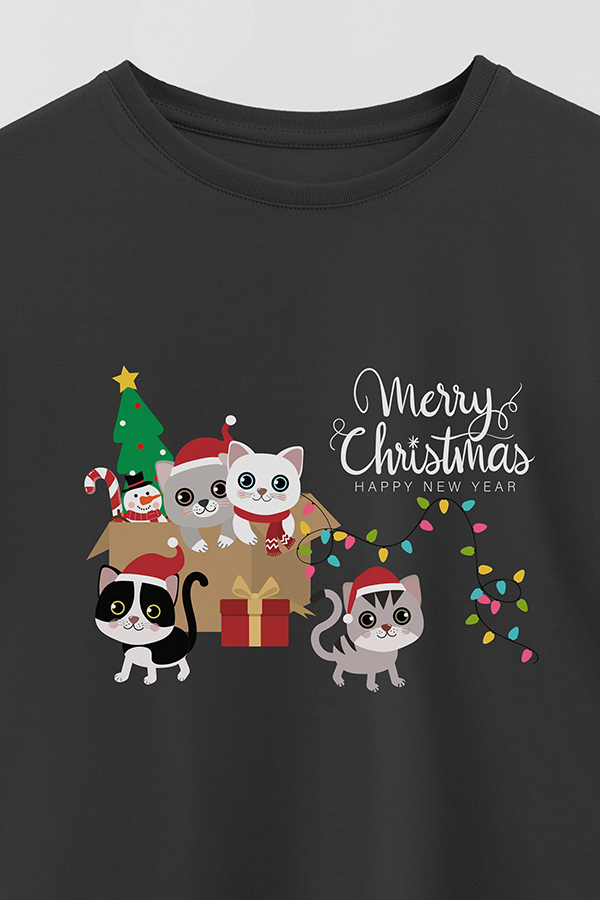 REMERA GIRL OVER JINGLE CAT 10
