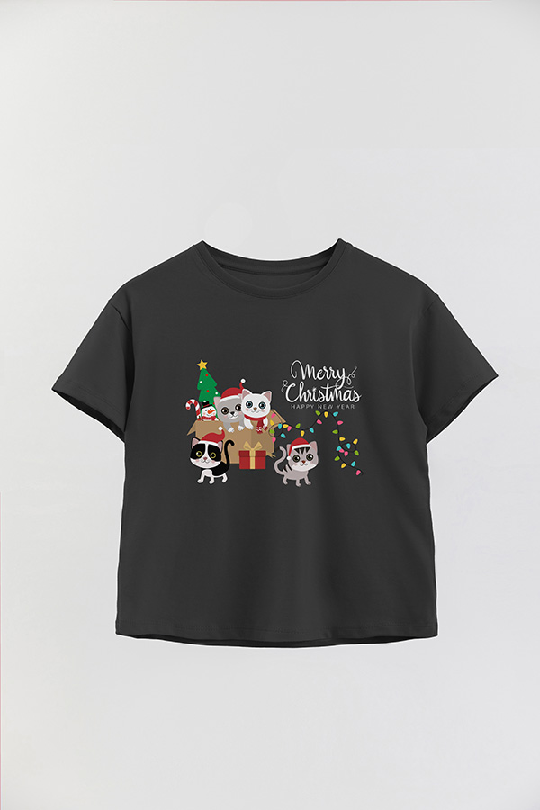 REMERA GIRL OVER JINGLE CAT 10