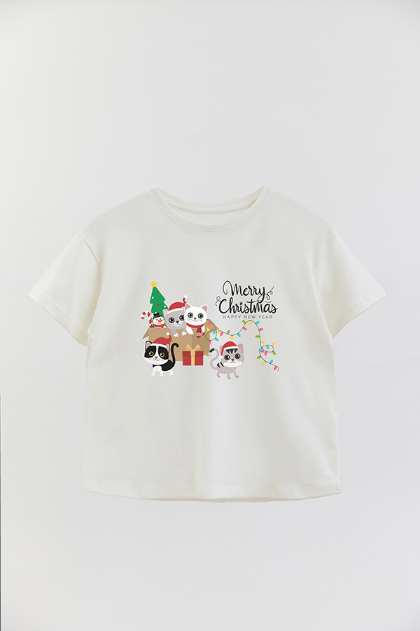 REMERA GIRL OVER JINGLE CAT 10