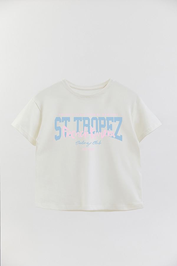 REMERA GIRL OVER ST TROPEZ