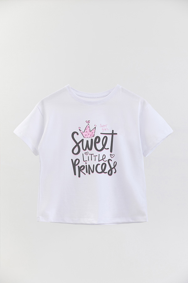 REMERA GIRL OVER SWEET LITTLE PRINCESS