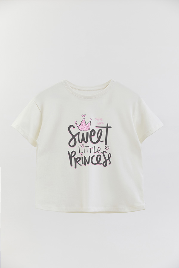 REMERA GIRL OVER SWEET LITTLE PRINCESS