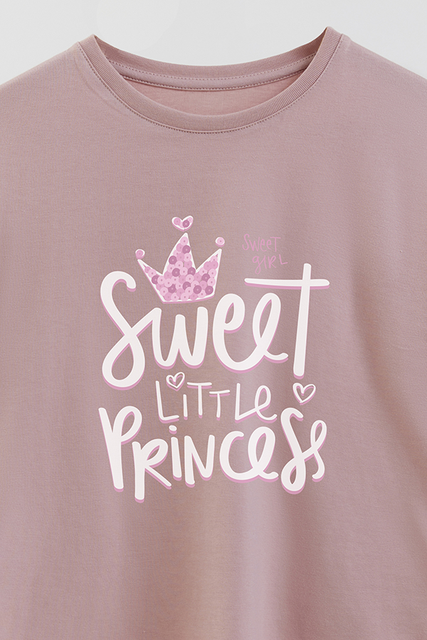 REMERA GIRL OVER SWEET LITTLE PRINCESS