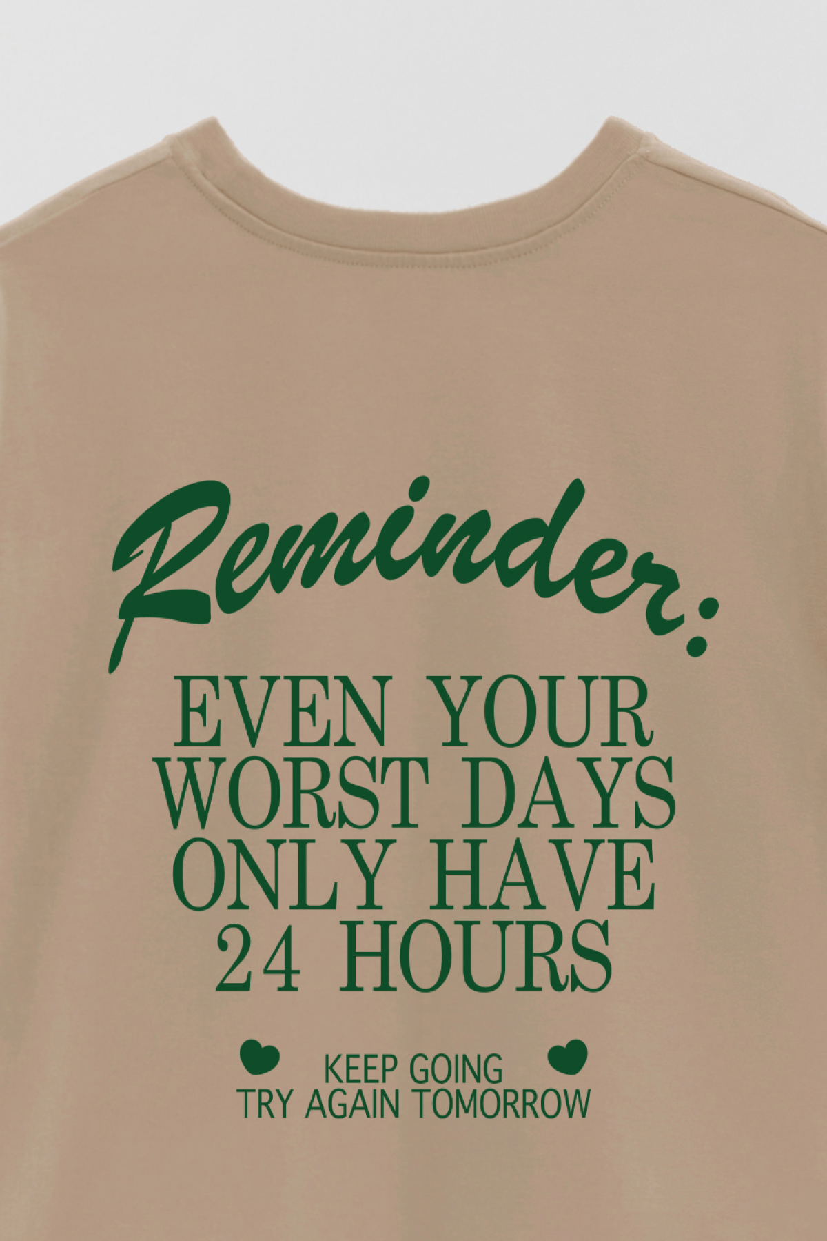 REMERA OVER ESTAMPADA AESTHETIC REMINDER