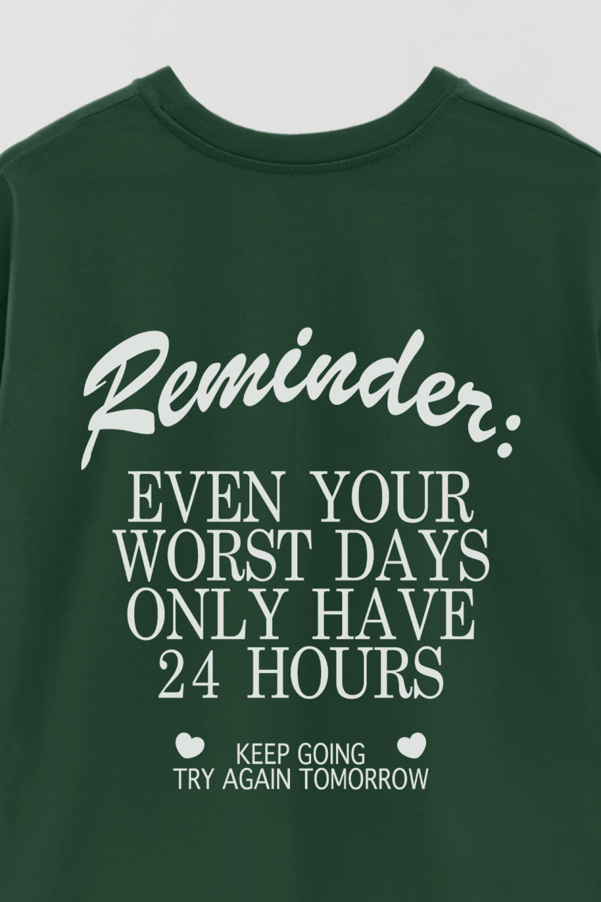 REMERA OVER ESTAMPADA AESTHETIC REMINDER